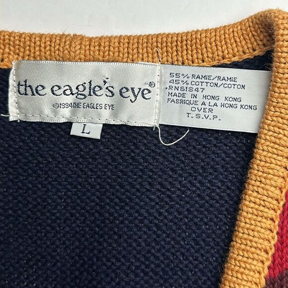 Vintage The Eagle's Eye Women’s Cotton Blend Sweater Vest Purses Hats Boots L - Picture 13 of 14